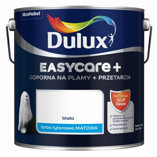 Farba Dulux EasyCare+ Biała 2,5L