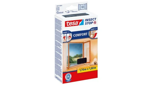 Tesa Moskitiera Okienna COMFORT 1,7mx1,8m Czarna