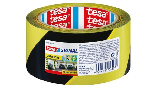 Taśma Signal Universal 66mx50mm Żółto Czarna