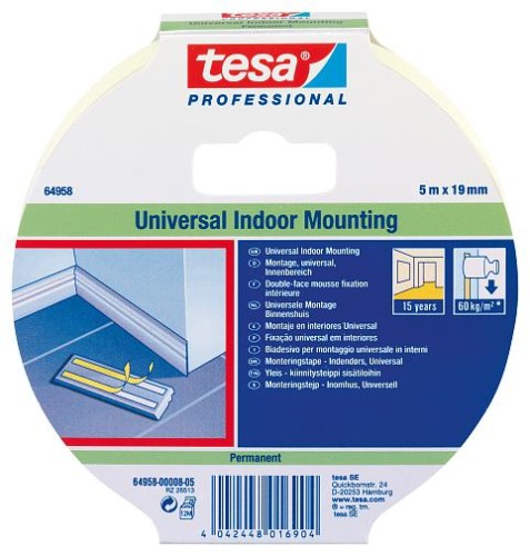 Tesa Taśma Montażowa Piankowa Universal 5mx19mm