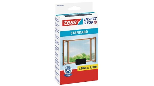 Tesa Moskitiera Okienna Standard 1,3mx1,5m Czarna