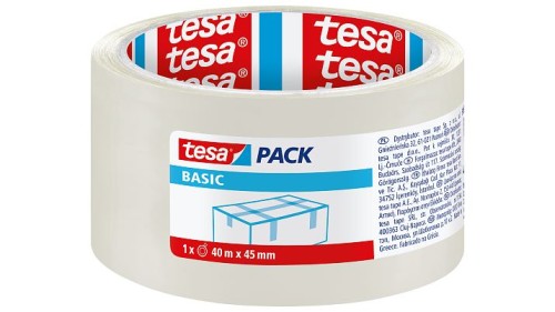 Tesa Taśma Pakowa Basic 40mx45mm Bezbarwna
