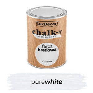 LuxDecor Farba Kredowa Chalk-It Pure White 0,75 L