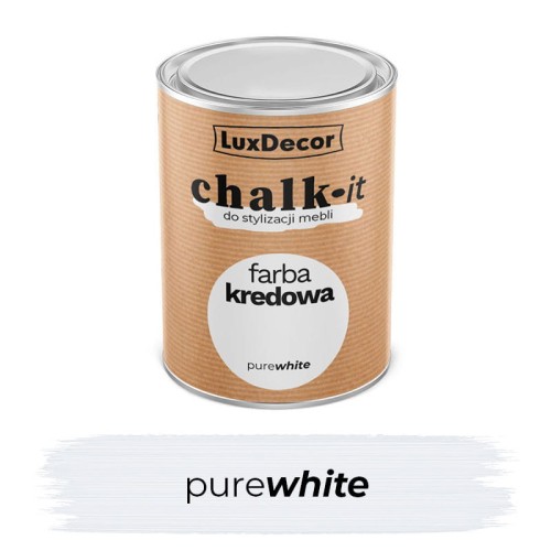 LuxDecor Farba Kredowa Chalk-It Pure White 0,75 L