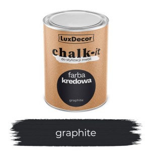 LuxDecor Farba Kredowa Chalk-It Graphite 0,75 L