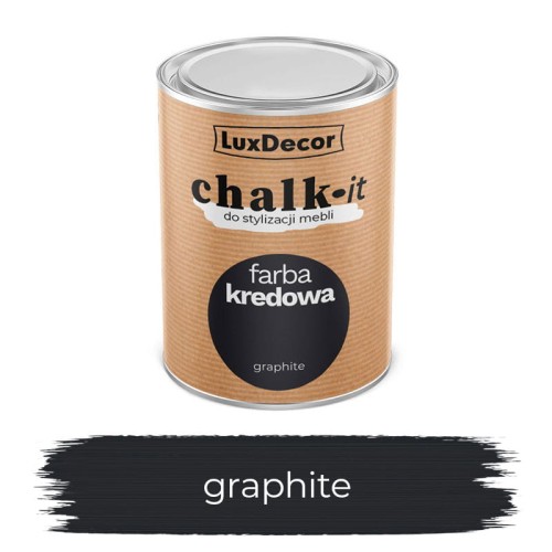 LuxDecor Farba Kredowa Chalk-It Graphite 0,75 L