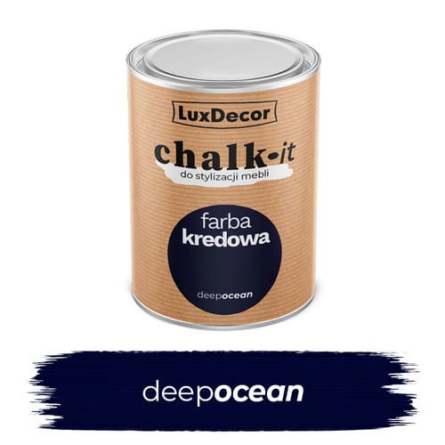 LuxDecor Farba Kredowa Chalk-It Deep Ocean 0,75 L