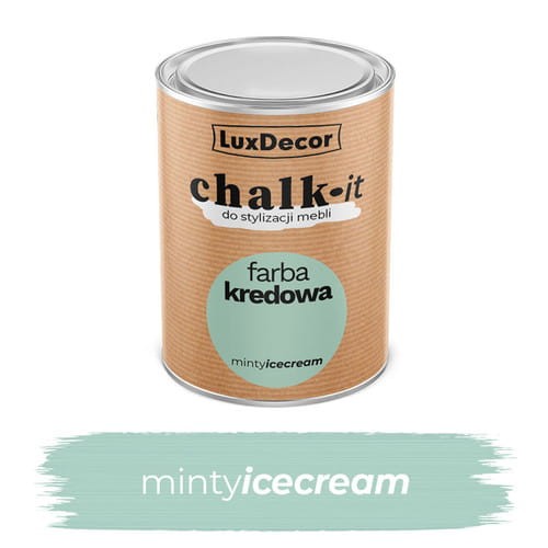LuxDecor Farba Kredowa Chalk-It Minty Icecream 0,75 L