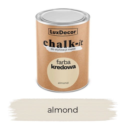 LuxDecor Farba Kredowa Chalk-It Almond 0,75 L