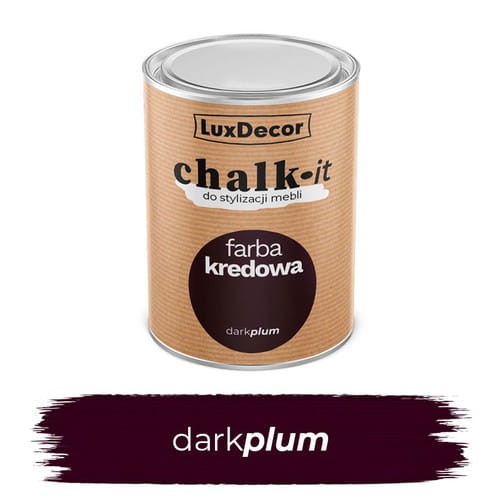 LuxDecor Farba Kredowa Chalk-It Dark Plum 0,75 L