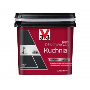 V33 Easy Renowacja Kuchnia Czarny Mat 0,75L 