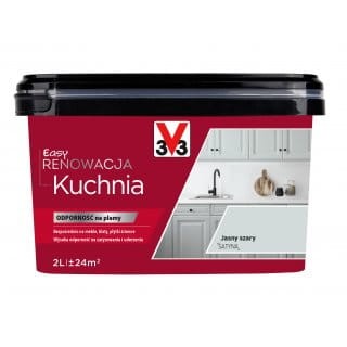 V33 Easy Renowacja Kuchnia Jasny Szary 2L