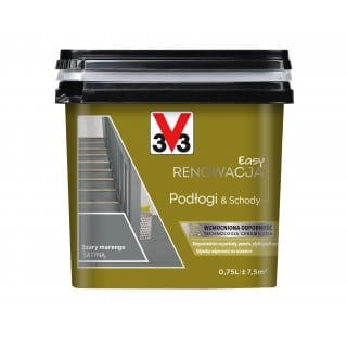 V33 Easy Renowacja Podłogi &amp; Schody Szary Marengo 0,75L