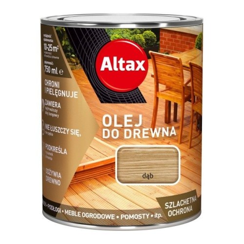 ALTAX OLEJ DO DREWNA DĄB 0,75L