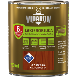 VIDARON LAKIEROBEJCA DO DREWNA L07 SEKWOJA KALIFORNIJSKA 0,75L