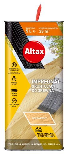 Altax Impregnat Gruntujący do Drewna 5L