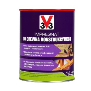 V33 Impregnat Do Drewna Konstrukcyjnego 1L