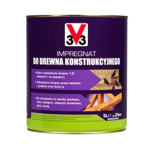 V33 Impregnat Do Drewna Konstrukcyjnego 5L