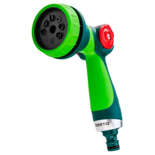 Zraszacz pistoletowy 8-funkcyjny z płynną reg. strumienia VERTO