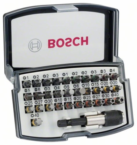 Bosch 32-częściowy zestaw bitów końcówek wkręcających