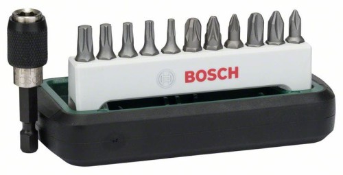 Bosch 12-częściowy zestaw bitów końcówek wkręcających PH-PZ-T