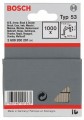 Bosch Zszywki z cienkiego drutu typ 53 11,4x0,74x4mm 1000szt