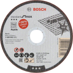 Bosch Tarcza tnąca prosta Standard for Inox – Rapido 125mm x 1,0mm