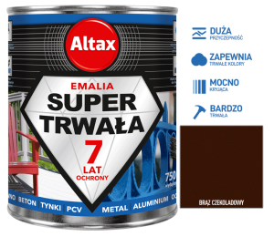 Altax Super Trwała Emalia 750ml Czekoladowy Brąz