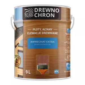 Drewnochron Impregnat Extra Powłokotwórczy Mahoń 9l