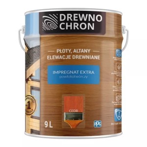 Drewnochron Impregnat Extra Powłokotwórczy Cedr 9l