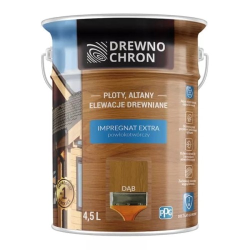 Drewnochron Impregnat Extra Powłokotwórczy Dąb 4,5l