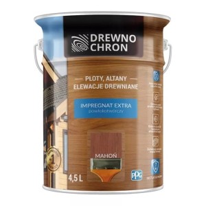 Drewnochron Impregnat Extra Powłokotwórczy Mahoń 4,5l