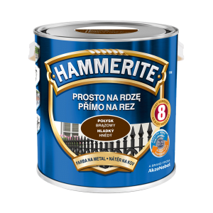 HAMMERITE Farba na rdzę Połysk Brązowy 2,5 L