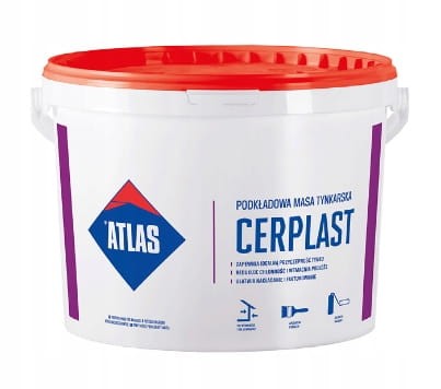 ATLAS CERPLAST Podkładowa masa tynkarska biała 15kg