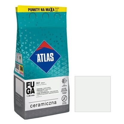 ATLAS Fuga ceramiczna 001 biały 5kg