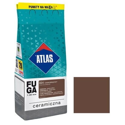 ATLAS Fuga ceramiczna 024 ciemnobrązowy 2kg