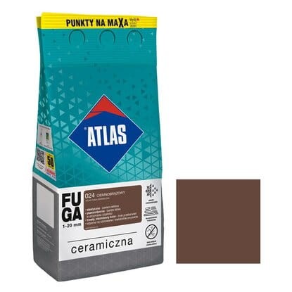 ATLAS Fuga ceramiczna 024 ciemnobrązowy 5kg