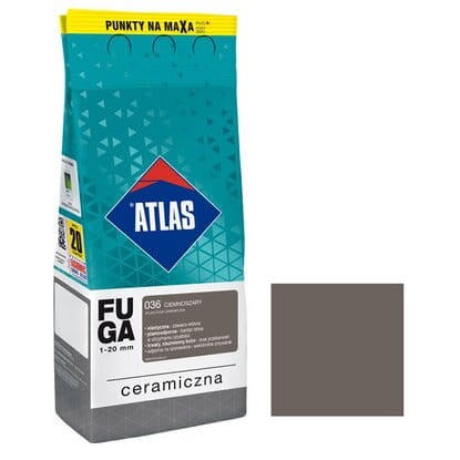 ATLAS Fuga ceramiczna 036 ciemnoszary 2kg