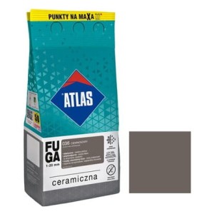 ATLAS Fuga ceramiczna 036 ciemnoszary 5kg 