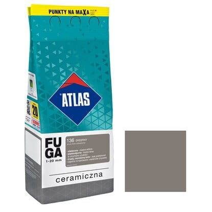 ATLAS Fuga ceramiczna 136 srebrny 2kg