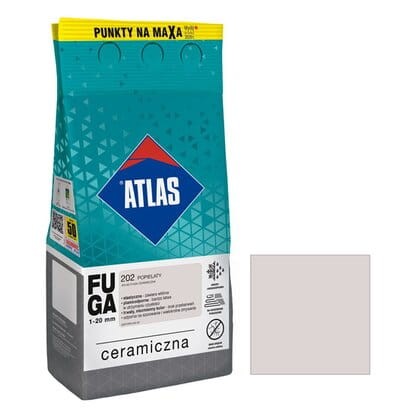 ATLAS Fuga ceramiczna 202 popielaty 5kg