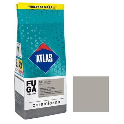 ATLAS Fuga ceramiczna 203 stalowy 2kg