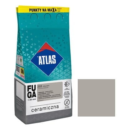 ATLAS Fuga ceramiczna 203 stalowy 5kg
