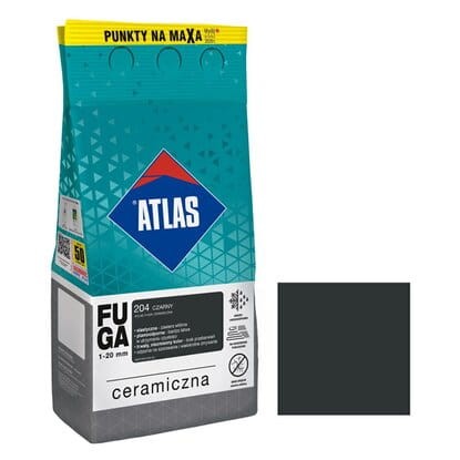 ATLAS Fuga ceramiczna 204 czarny 5kg