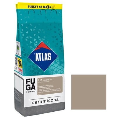 ATLAS Fuga ceramiczna 211 cementowy 2kg