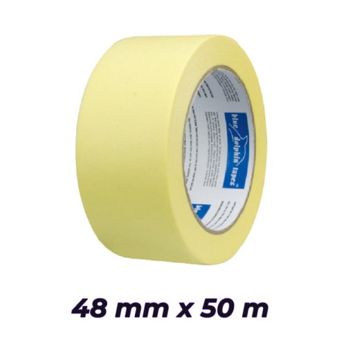 BLUE DOLPHIN taśma maskująca żółta 48mm x 50m 3dniowa