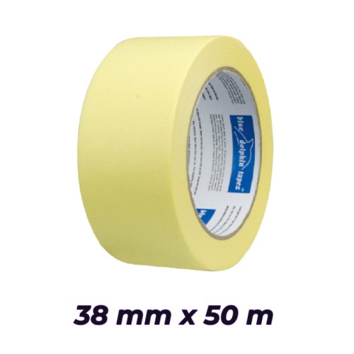 BLUE DOLPHIN taśma maskująca żółta 38mm x 50m 3dniowa
