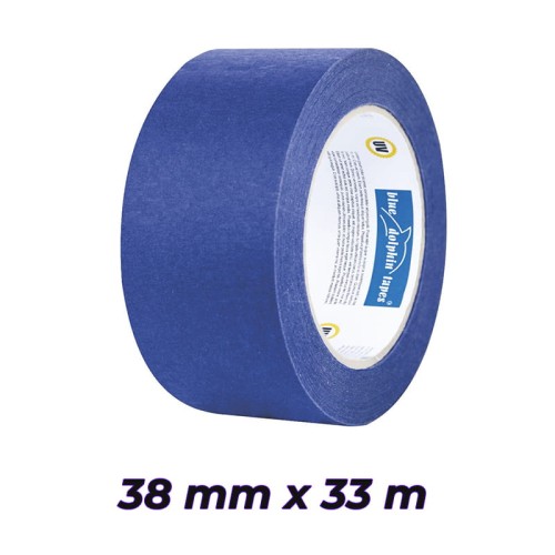 BLUE DOLPHIN taśma papierowa niebieska 38mm x 33m