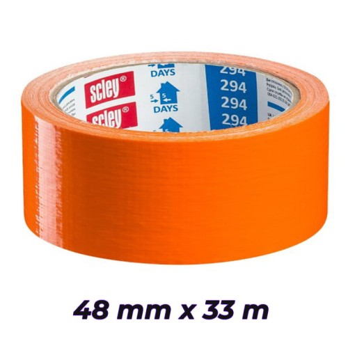 SCLEY taśma tynkarska KAEM 48mm x 33m 294 materiałowa pomarańczowa