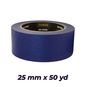 UNI-GRADE taśma maskująca 25mm x 50yd niebieska
